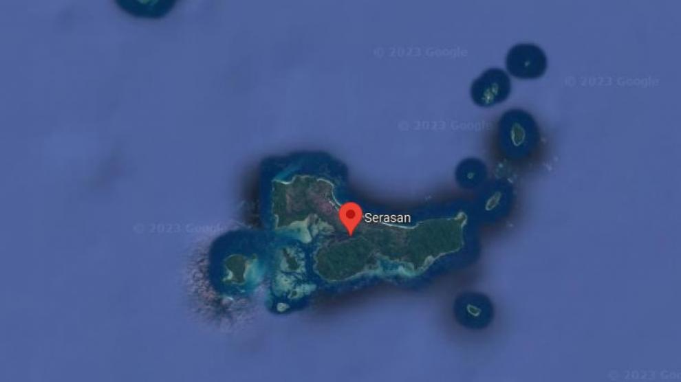 Isla de Serasan, en Indonesia