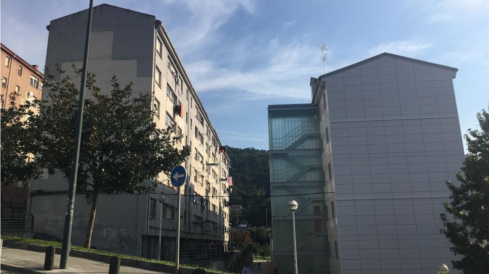 Varios edificios de Bilbao.