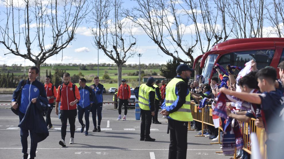 La SD Huesca llega a El Alcoraz para afrontar la visita del Real Zaragoza del pasado domingo.