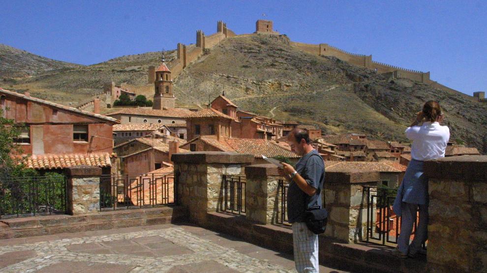 Albarracín, en la foto, se llena de turistas cada Semana Santa.
