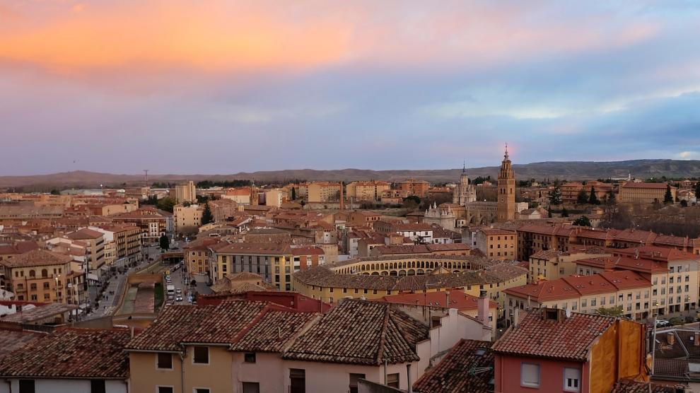 Panorámica de la ciudad de Tarazona.