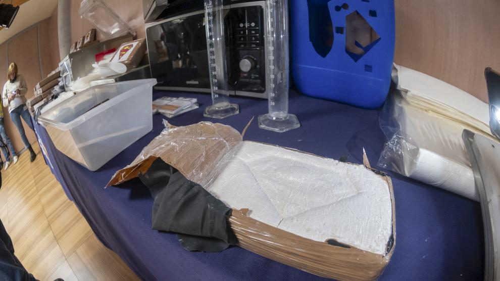 Desmantelan en el mayor laboratorio de Europa de procesamiento de pasta base de cocaína