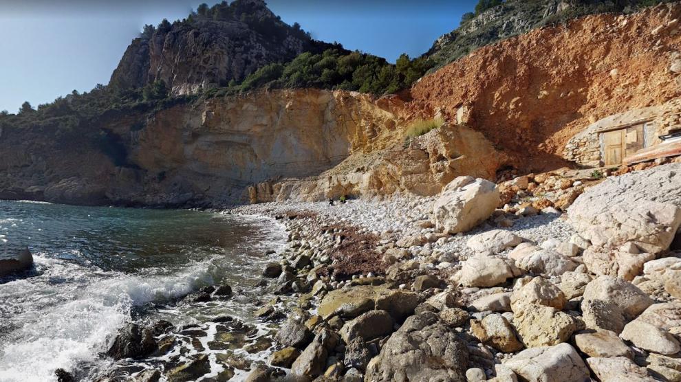 Imagen de la cala Llebeig de Teulada, en Alicante.
