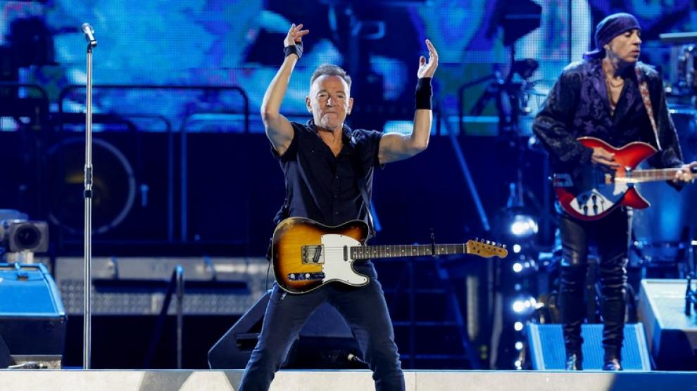 Bruce Springsteen durante su concierto del día 28 de abril de 2023 en Barcelona