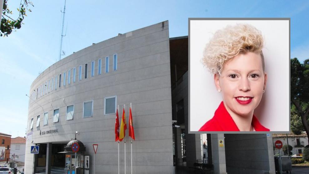Combo de imágenes del Ayuntamiento de Palma y de Ana González