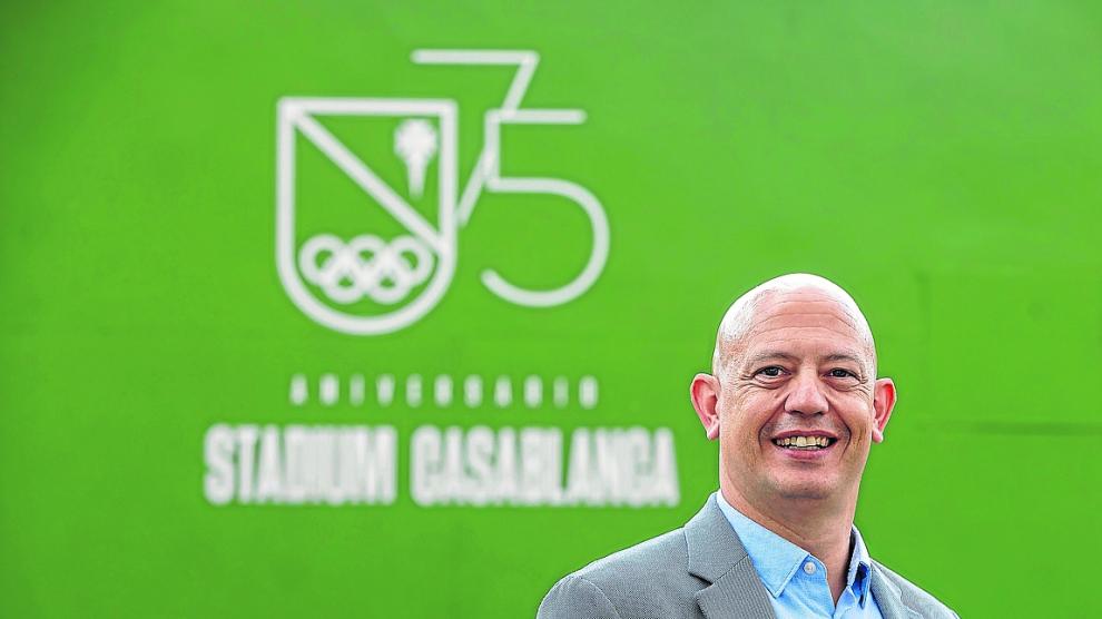 Jorge Sánchez, en las instalaciones del Stadium Casablanca.