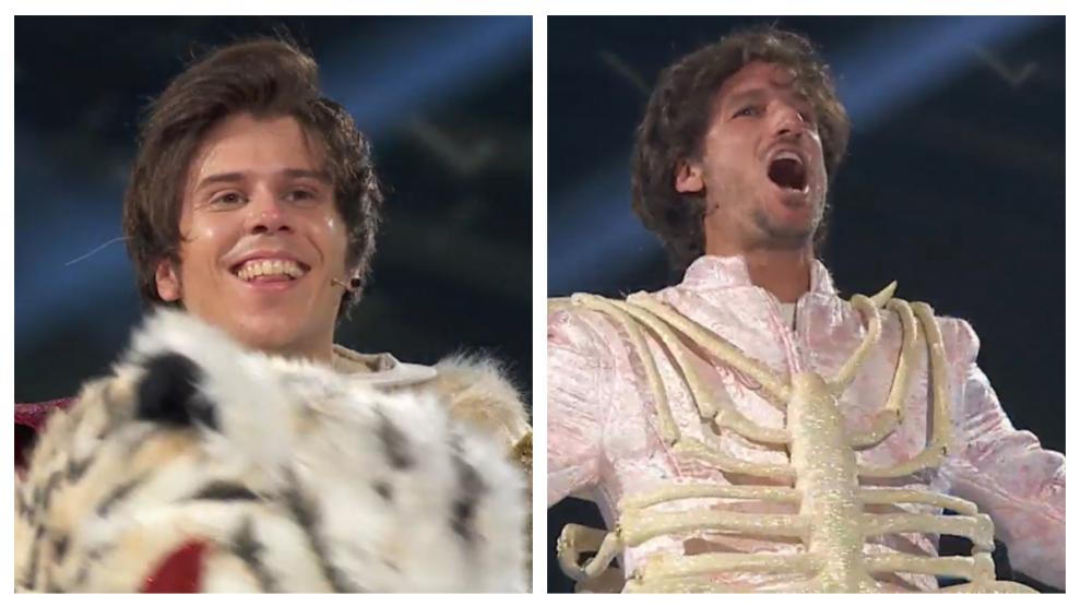 ElRubius y Feliciano López en Mask Singer.