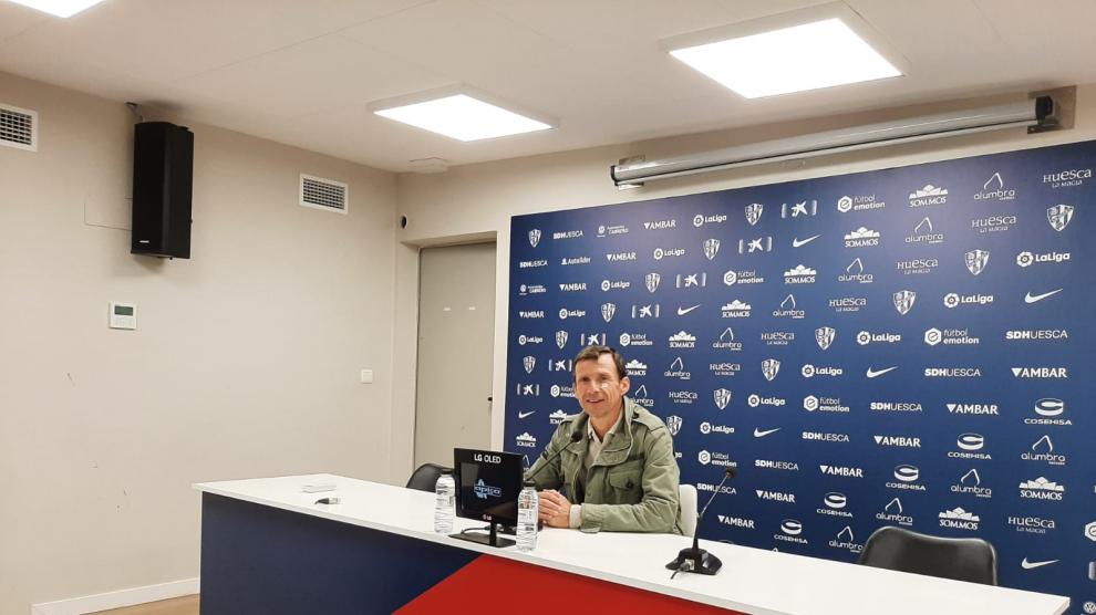 Ziganda, en la rueda de prensa de este viernes
