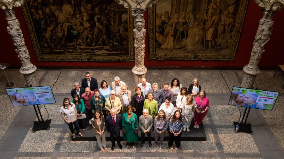 Foto de familia de las entidades seleccionadas en la convocatoria de Proyectos Sociales.