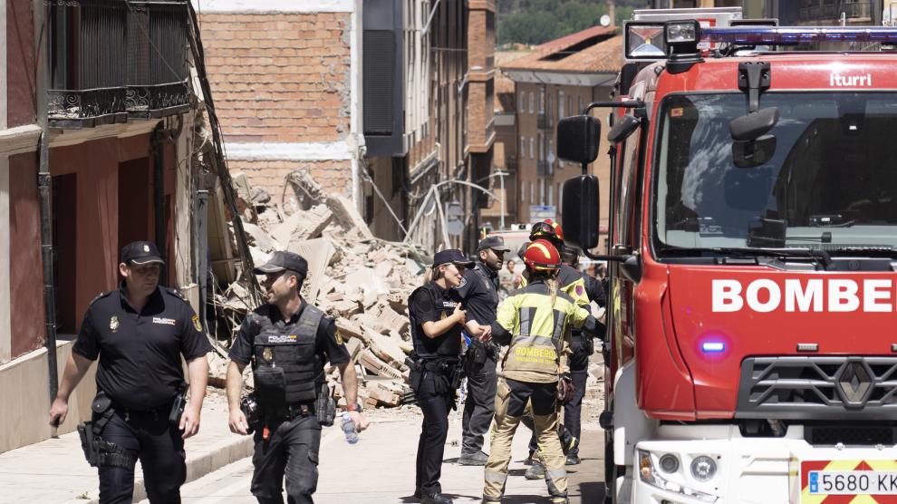 Se derrumba un edificio de 5