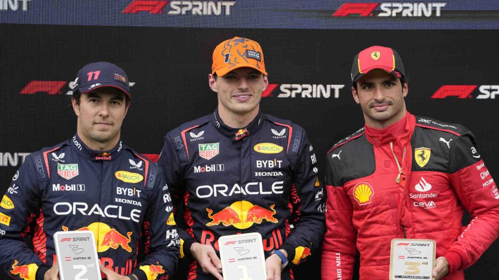 Verstappen se exhibe en la carrera al esprint del Gran Premio de