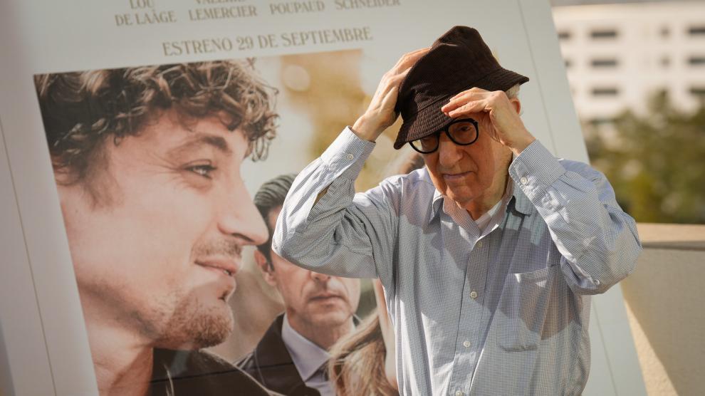 Woody Allen presenta "Golpe de suerte" en Barcelona