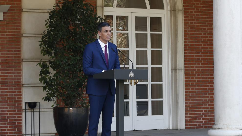 Sánchez comparece en La Moncloa para comunicar oficialmente la composición del nuevo Gabinete