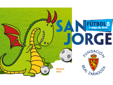 Cartel del Torneo San Jorge organizado por la Fundación Real Zaragoza