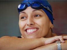 La nadadora paralímpica aragonesa Teresa Perales