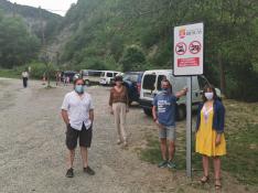 Biescas regula el acceso a la cascada de Orós Bajo ante la masificación turística