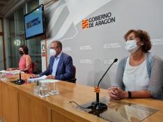 Rueda de prensa de inicio del curso escolar 2021/2022 en Aragón