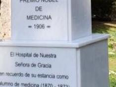 Inauguración del busto de Ramón y Cajal