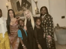 Madonna reúne a sus hijos por Acción de Gracias
