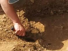 Estudiantes de Unizar y otras nacionalidades desarrollando trabajos de excavación y documentación.