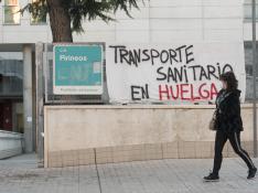 El sector del transporte sanitario de Aragón estuvo de huelga durante casi un año por la caducidad de su convenio colectivo.