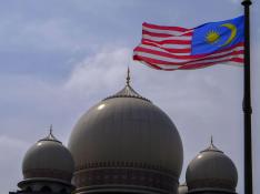 Una bandera de Malasia, en una imagen de archivo.