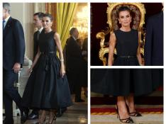 La reina Letizia repite vestido del diseñador aragonés, Antonio Burillo.