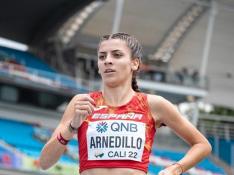 Mireya Arnedillo, en el Mundial de Cali.