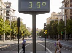 Nueva ola de calor en Zaragoza.