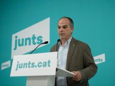 El secretario general de Junts, Jordi Turull, ofrece una rueda de prensa tras la reunión de la Ejecutiva