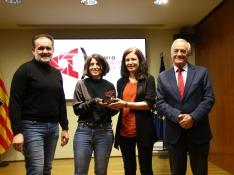Entrega de los premios Fotoperiodistas de Aragón, en el Palacio de la Aljafería de Zaragoza