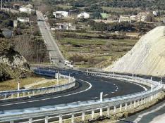 La autovía a Lérida avanza con la apertura de 10 kilómetros más entre Ponzano y El Pueyo