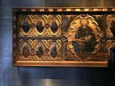 El frontal, tal y como se expone en el Museo Diocesano de Lérida.