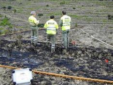 La investigación apunta a que el incendio de Sos no lo causó una quema agrícola