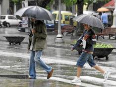 Las fuertes lluvias dejan en el Pirineo más de cien litros por metro cuadrado