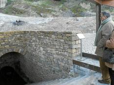 Abizanda recupera el antiguo pozo que abastecía de agua a los vecinos y al ganado