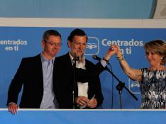 Gallarón, Rajoy y Aguirre en una imagen de archivo.