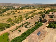 Vista del monasterio de Veruela, donde el viernes tendrá lugar la cata del Concurso Mundial de Garnachas.