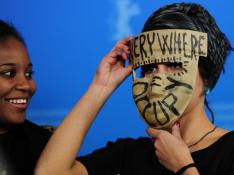 Los 'Indignados' españolesse presentan en la Berlinalle
