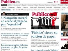 Los trabajadores de 'Público' se negaron a sacar una edición más del diario