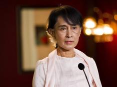 Aung San Suu Kyi acepta el Nobel de la Paz 21 años después de recibir el galardón
