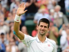 Djokovic celebra su triunfo