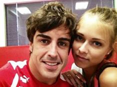 Fernando Alonso ya no esconde a su nueva novia