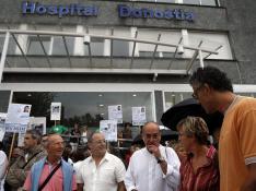 Concentración en el hospital Donostia de apoyo a Bolinaga