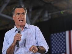 El candidato republicano Mitt Romney