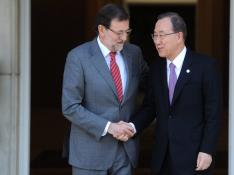 Rajoy recibe a Ban Ki-moon_4