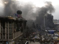 Ascienden a 28 los muertos en los disturbios en Kiev