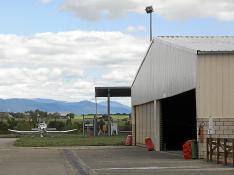 Instalaciones del aeródromo de Santa Cilia.