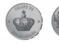 Una medalla en plata de ley en honor de Felipe VI