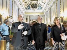 El nuncio afirma que el litigio de los bienes sacros de Aragón «se está solucionando»